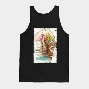 Abstract brain and spine tree Tank Top